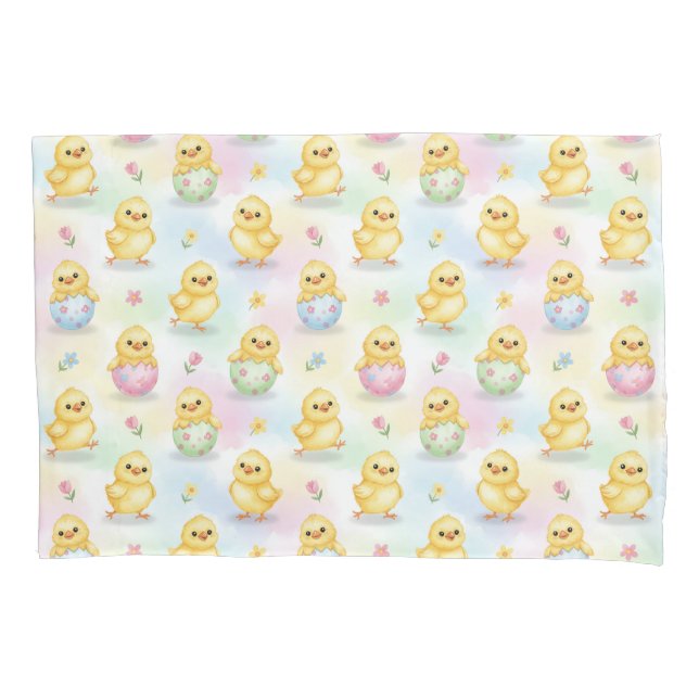 Cute Baby Chick Watercolor Easter  (Frente)