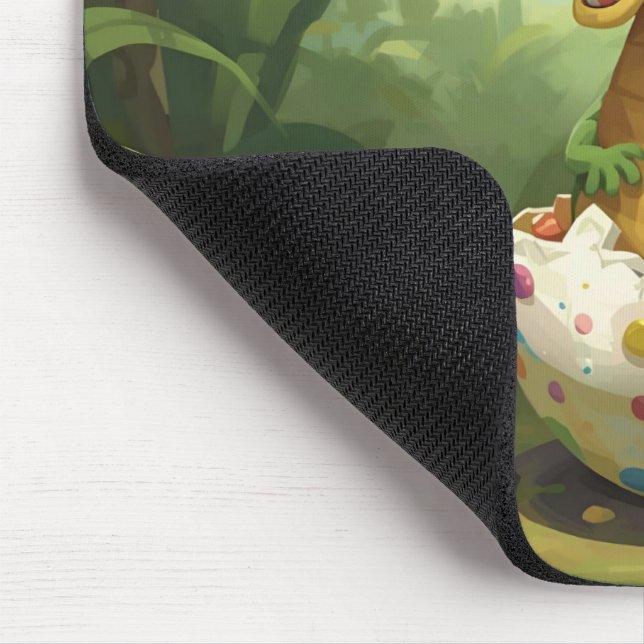 Cute Baby Dino Hatchling Mousepad (Canto)