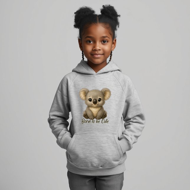 Cute Baby Koala Kids’ Pulôver Hodie (Criador carregado)