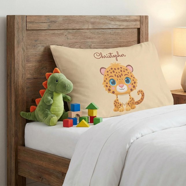 Cute Baby Leopard Safari Animal Kids (Criador carregado)