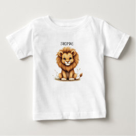Cute Baby Lion "Thomas" Personalized T-Shirt