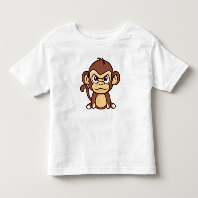 Cute Baby Monkey Infant T-Shirt (Frente)