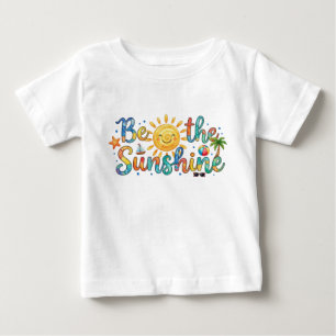 Cute Be The Sunshine Camiseta Retro de Verão para