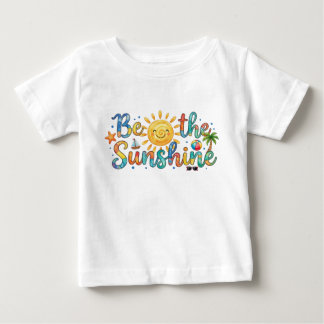 Cute Be The Sunshine Camiseta Retro de Verão para 