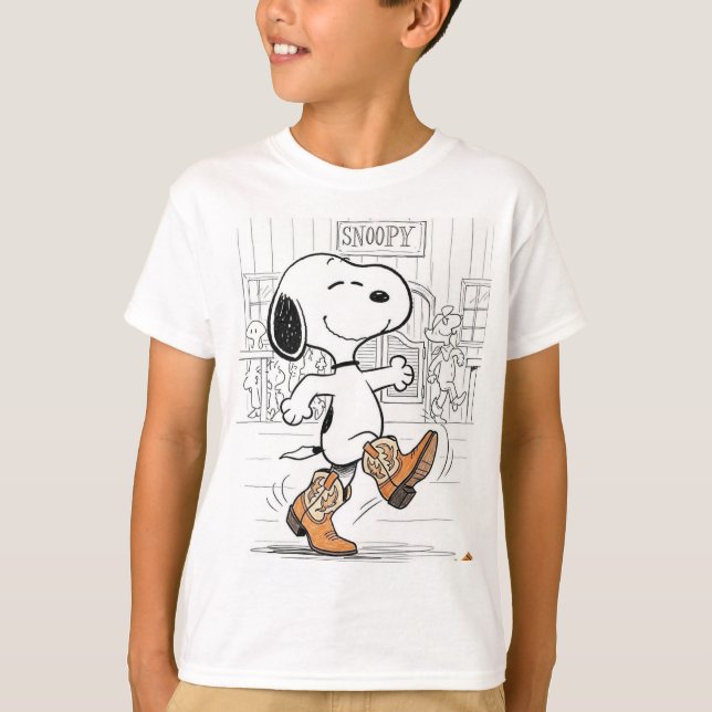 Cute Beagle Cartoon T-shirt (Frente)