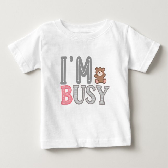 Cute Bear Kids T-Shirt (Frente)