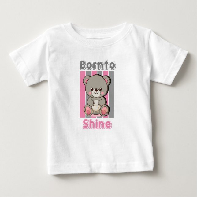 Cute Bear Kids T-Shirt (Frente)