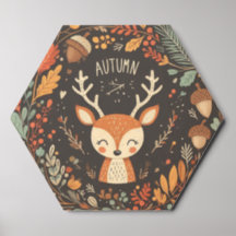 Cute Boho Autumn Deer Wreath