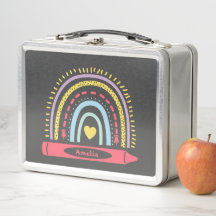 Cute Boho Rainbow Personalizado Kids Name