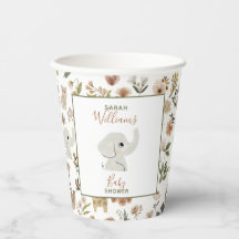 Cute Boho Safari - Chás de fraldas de papel para a