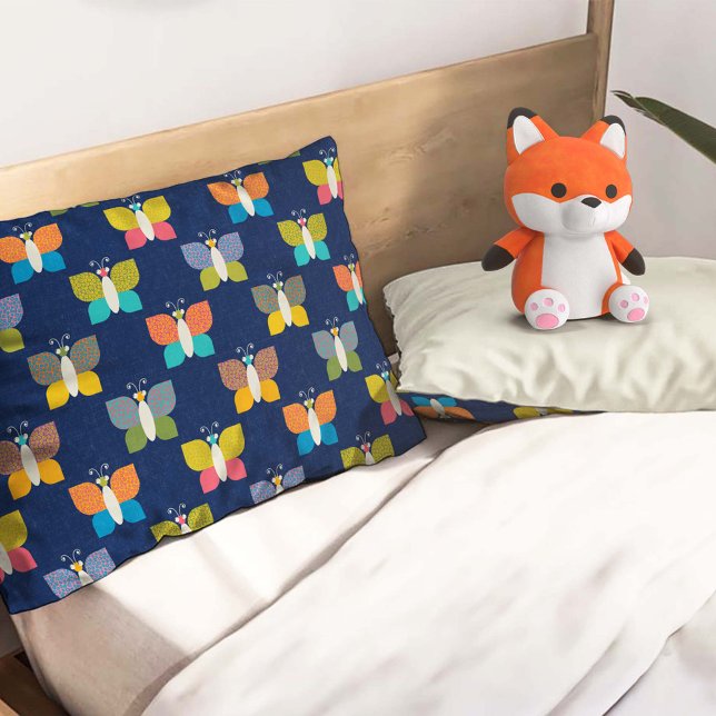 Cute Butterfly Pattern on Blue (Criador carregado)