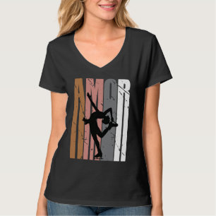 Cute Camisa de Meninas Motivacional de Patinação n