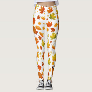 Cute Capybara e Autumn Deixam Leggings