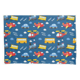 Cute Cartoon Vehicles Pattern 