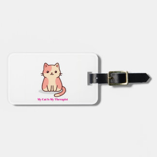 Cute Cat Art Luggage Tags
