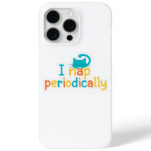 Cute Cat "I Nap Periodically" Funny Cat Lover Gif