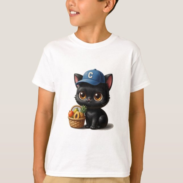 Cute Cat T-Shirt (Frente)