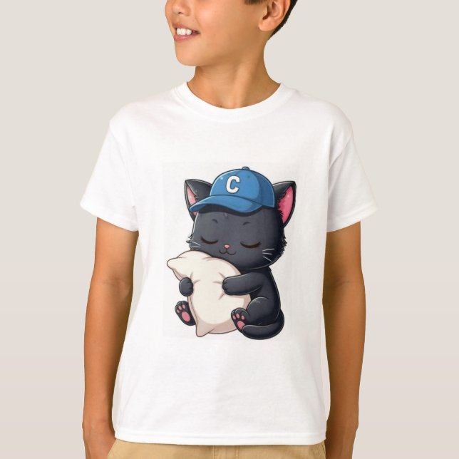 Cute Cat T-Shirt (Frente)
