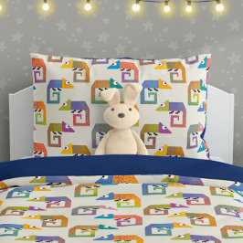 Cute Chameleon Pattern on Cream