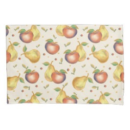 Cute Child's Apple Pear Pillow Case