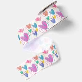 Cute Colorful Crayon Hearts