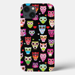 cute colourful owl kids pattern