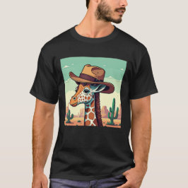 Cute Cowboy Giraffe T-Shirt | Giraffe 
