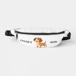 Cute Dachshund Fanny Pack – Playful Illustrated
