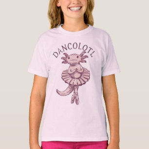 Cute Dancolotl, Camiseta Axolotl Dançante de Balé
