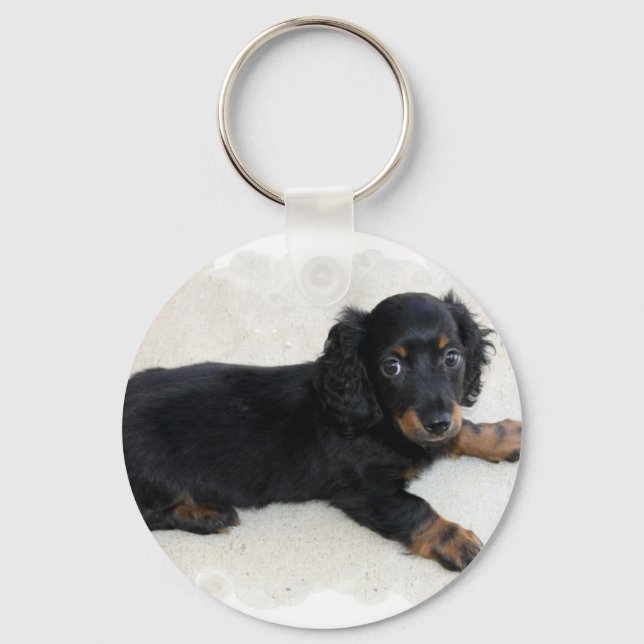 Cute Daschund Chaveiro (Frente)