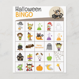 Cute Deer em roupa de aranha Halloween BINGO Conse