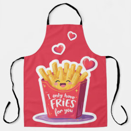Cute Dia dos Namorados Batata Frita Trocadilho