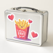 Cute Dia dos Namorados Batata Frita Trocadilho
