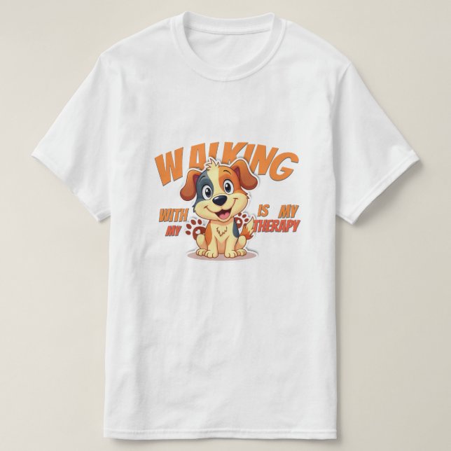 Cute Dog T-Shirt _ Funny Pet Gift For Dog Lovers (Frente do Design)