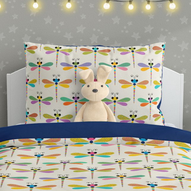 Cute Dragonfly Pattern on Cream (Criador carregado)