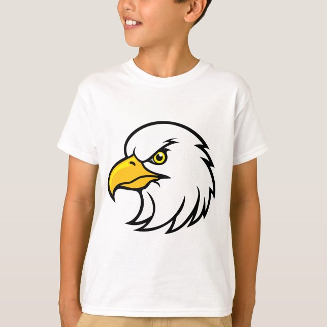 Cute Eagle Baby T-Shirt Simple Animal Illustration (Frente)