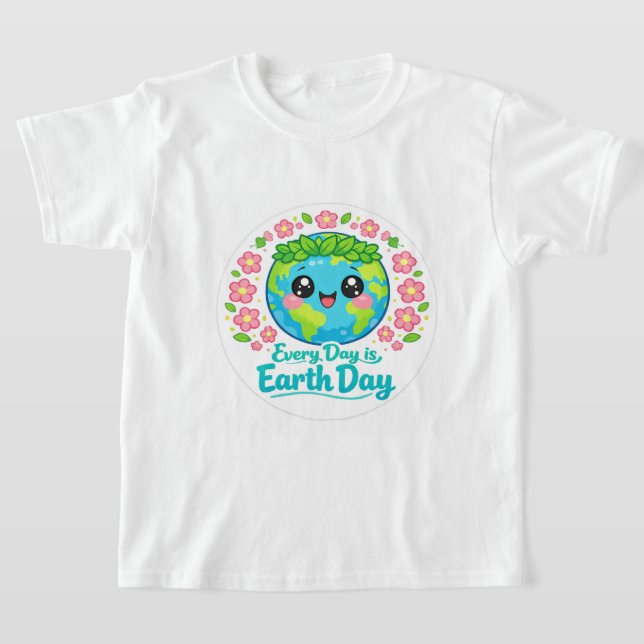 Cute Earth Day Boys T-Shirt (Postura )