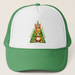 Cute Easter Bunny with Colorful Eggs - boné