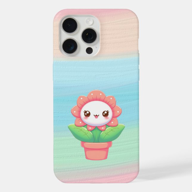 Cute, flor em um caso de iPhone / iPad (Verso)