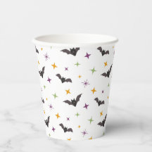Cute Halloween Paper Cups Tamanho: 8 oz Paper Cup