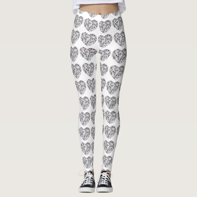 Cute Heart Leggings (Frente)