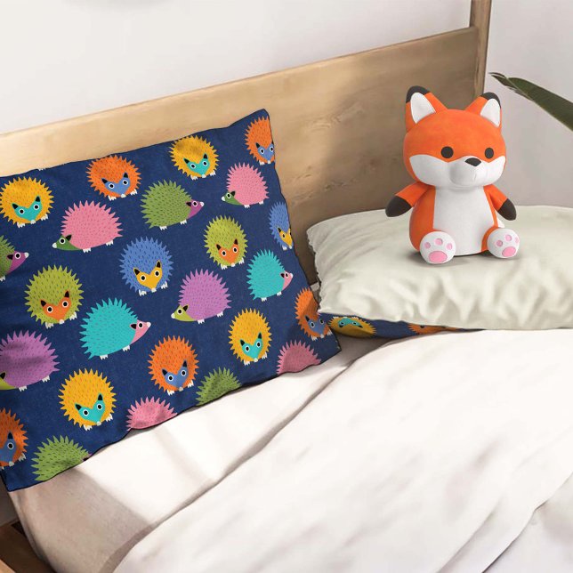 Cute Hedgehog Pattern on Blue (Criador carregado)