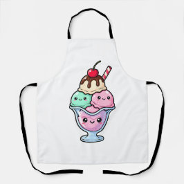 Cute Kawaii Ice Cream Sundae