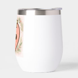 Cute Kawaii Strawberry Wine Tumbler