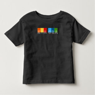 Cute Kia Ora & Ka Kite NZ Saudações T-Shirt