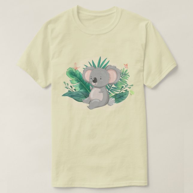 Cute Koala T-Shirt (Frente do Design)