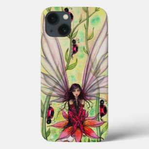 Cute Ladybug Fairy Fantasy Illustration
