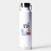 Cute Lavendar Purple Ghost Halloween Spooky Bougie