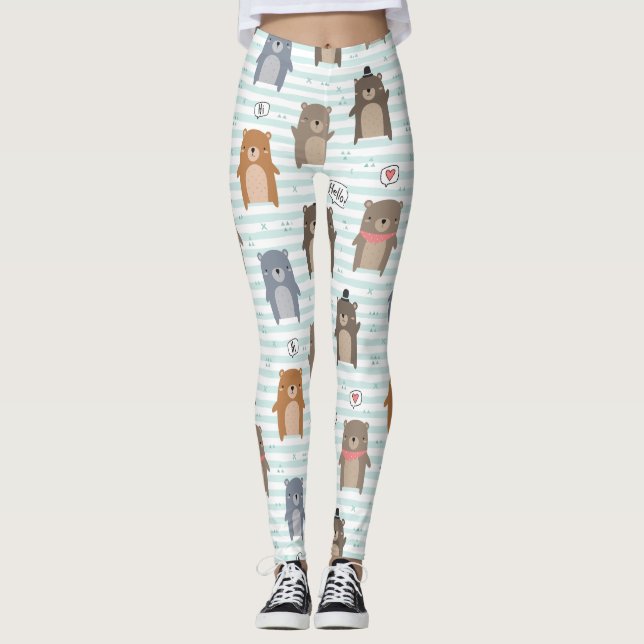 Cute Leggings de YOGA estampadas (Frente)