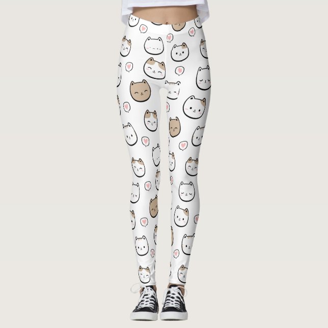 Cute Leggings de YOGA estampadas (Frente)
